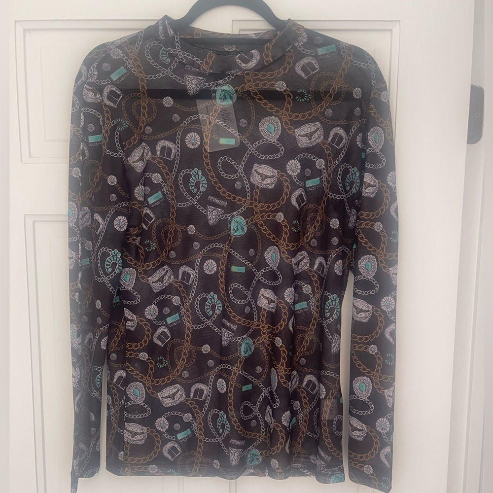 Western Mesh Top